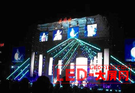 大眼界光電成功導(dǎo)入LED彩幕吊裝屏以及圓弧屏