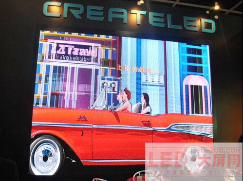 深圳創顯光電<a href=http://m.qcrkj88.com target=_blank>led大屏幕</a>驚艷視聽展