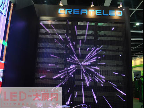 深圳創顯光電<a href=http://m.qcrkj88.com target=_blank>led大屏幕</a>驚艷視聽展