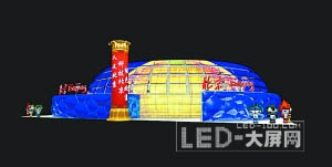 世博會北京館采用LED屏實現變臉效果