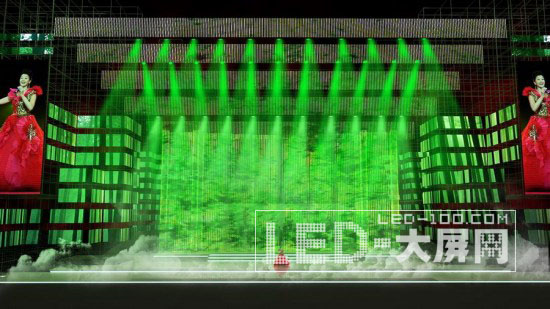 宋祖英音樂會:世界首創“超級LED樓房”