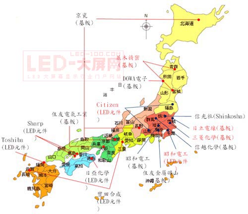 在日本地震中 LED產能受損輕微